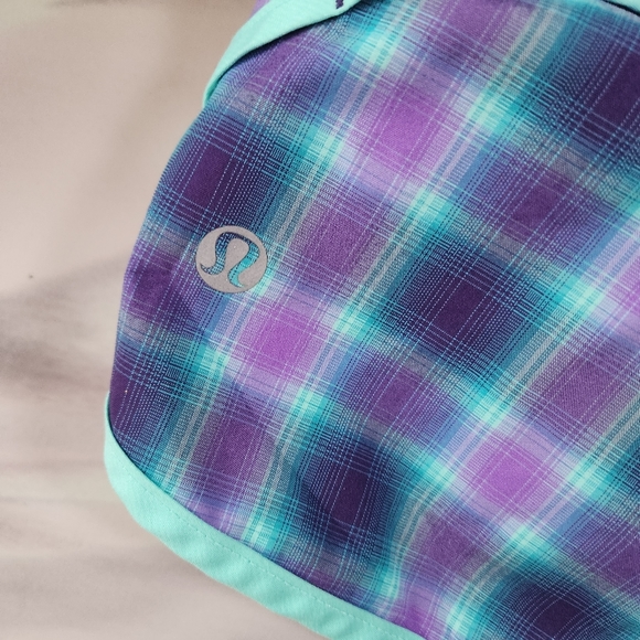 Lululemon Speed Shorts Size 8 Oasis Ombre Lolo Purple HTF Rare Size 8 - Picture 2 of 5